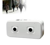 Compteur de flux de personnes binoculaire, comptage en temps réel haute précision, débitmètre intelligent avec télécommande, idéal pour centres commerciaux, magasins et lieux publics