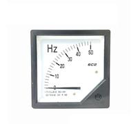 Compteur de fréquence cc 6C2-Hz 0-50Hz 0-60Hz /DC10V, capteur, voltmètre d'excitation, pointeur carré, voltmètre 80x80mm, 1 pièce(0-50Hz(DC10V))