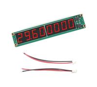 Compteur de fréquence haute précision 0,1 MHz-2400 MHz à économie d'énergie 8 LED Lecture sans outil Installation sans outil pour l'ingénierie Testeur d'affichage de fréquence précis