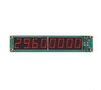 Compteur de fréquence numérique RF PLJ-8LED-R 0,1 MHz-2,4 GHz Testeur de signal avec affichage LED Sélection automatique des canaux pour mesure électronique professionnelle (rouge)