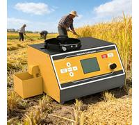 Compteur de graines électrique pour utilisation agricole | Compteur automatique de particules pour riz blé sorgho | Contrôle de vitesse réglable avec grand écran LED et plage de comptage 1-99999