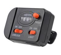 Compteur de Ligne de Pêche Manuel Précis 1pc Lr1130 Noir Abs