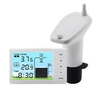 Compteur de liquide Lével - Indicateur de Lével de liquide à ultrasons - Capteur de profondeur du réservoir d'eau avec affichage de la température - Capteur de profondeur d'eau - Mesure les niveaux