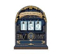 Compteur de livres, des progrès de lecture, panneau en bois, bibliothèque, décoration de la maison, tableau de gestion des enregistrements de lecture, coin d'étude pour la maison, le travail, le