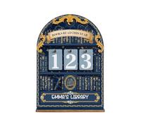 Compteur De Livres Lus Cette Année - Panneau D'affichage En Bois, Décoration De Table | Tableau De Suivi De Lecture Réglable, Pour L'espace De Travail De Coin De Bibliothèque D'étude De Chambre À Couc