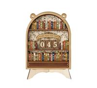 Compteur de livres pour lire cette année, suivi de livres, panneau de lecture décoratif, amusant et pratique, décoration d'étagère de défi de lecture pratique, compteur de lecture moderne pour étagère