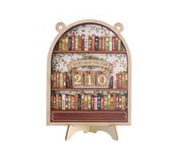 Compteur de livres, suivi lecture, progression vers objectif, 17x13.5cm | Compteur livres lus annuel, pour suivre sa progression en lecture, déco biblio, objectif de lecture, 17x13,5cm bois
