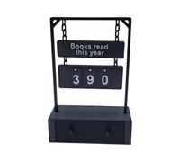 Compteur de livres suspendu avec affichage des chiffres et traqueurs de lecture de tiroir pour les bibliothèques, les écoles, usage domestique, design compact, compteur de cadeaux pour amoureux des
