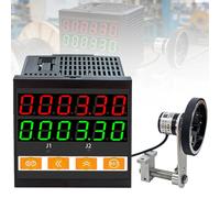 Compteur de Longueur Numérique, Compteur à Rouleau avec Affichage sur Deux Lignes, Mémoire de Coupure de Courant pour Les Environnements Industriels