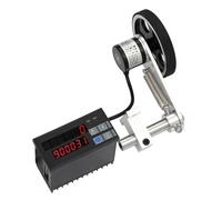 Compteur de longueur numérique, compteur de longueur à rouleau avec roue de mesure unique et encodeur, 0-999999/fonction de mémoire de mise hors tension, for ligne de pêche à fil de câble