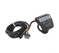 Compteur de lumière LED 36 V 48 V pour vélo électrique, scooter, corps en ABS avec ajustement sécurisé du guidon