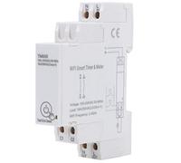 Compteur de Minuterie Intelligent Tm608 Carril Din WiFi 2,4 GHz WiFi Compteur d'énergie monophasé Compteur électrique 16 A 100-240 V Fonctionnement à Une