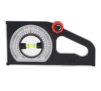 Compteur de niveau de pente d'ingénierie ABS multifonctionnel, outil de mesure d'angle de pente, grand cadran avec tableau de comparaison de pente et d'angle, tube de nivellement (Magnétique)