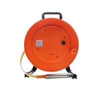 Compteur de niveau d'eau, indicateur électronique de profondeur de l'eau de puits avec sonde en acier inoxydable et ruban en acier pour mesurer le niveau d'eau souterraine