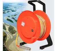 Compteur de niveau d'eau, jauge de profondeur 10 m à 300 m avec sonde en acier inoxydable, instrument de mesure des eaux souterraines avec affichage de crête et voyant lumineux