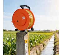 Compteur de niveau d'eau pour puits profonds, outil de mesure de 10 à 300 m avec sonde en acier inoxydable, voyant lumineux et affichage de crête pour réparation de puits d'eau