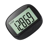 Compteur de Pas de podomètre de Poche - Podomètres pour Les Pas et Les Miles | Compteur de Grand écran avec Horloge 21/24 Heures pour Suivre Les, Les kilomètres et Les Calories.