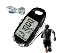 Compteur de pas grand écran portable précis | Podomètre compteur de distance pour parc, route, montagne, marche, course à pied, randonnée, exercice, gym