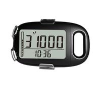 Compteur de pas numérique avec détection 3D et affichage | Informations sur la distance estimée et les calories, plusieurs commandes extérieures, format portable pour la
