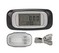 Compteur de Pas Podomètre de Marche numérique Podomètre 3D Comptage précis des Pas Enregistrement du Temps de Calories Mémoire 7 Jours Lumière LED pour la randonnée Marche