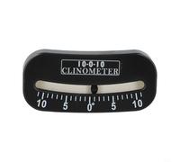 Compteur de pente de danger d'avalanche avec inclinomètre de sentier et localisateur de pente talon, matériau ABS, outil de mesure marin portable pour une utilisation en extérieur (10-0-10 (petit))