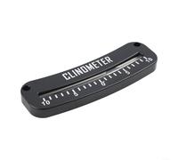 Compteur de pente portable en ABS pour évaluation des risques d'avalanche et inclinomètre pour une utilisation en extérieur (10-0-10)