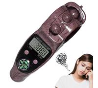 Compteur De Perles De Prière Numérique - Tasbeeh D'activité Des Doigts | Avec Boussole | 0-99999 Compteur Portable - Conception Portable En PP Couleur Bois Pour La Prière, La Méditation Et Le Soulag