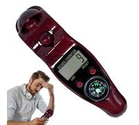 Compteur De Perles Numérique - Affichage LCD Portable | Compteur De Doigts Avec Boussole, Appareil De Méditation Électronique À Perles Rotatives, Outil De Relaxation Pour La Pratique Du Et De La
