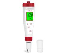 Compteur de pH GIDIGI, testeur numérique de pH ppm d'eau 4 en 1 avec affichage simultané de TDS, pH, EC et température pour hydroponique, piscine, bain à remous et eau domestique