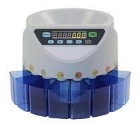 Compteur de pièces de monnaie, machine de comptage automatique numérique avec affichage préréglé de l'argent total et auto-vérification des défauts pour magasins, banques et restaurants