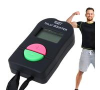 Compteur De Pointage Numérique, Clicker Électronique avec Lanière, Traqueur De Numéros Portable, Ajout d'un Compteur De Soustraction De Personnes pour Les Écoles, Participation À des Événements,