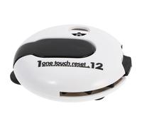 Compteur de Points de Golf Blanc avec Clip pour Casquette, Suivi des Coups | Plastique PP Léger de 5,50g, Bouton de Comptage de Zéro à Douze, Fixation Pratique au Paquet ou Vêtement