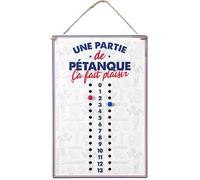 Compteur de points pétanque modèle Une partie de pétanque