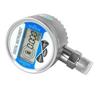 Compteur de pression numérique radial à cadran de 60 mm, en acier inoxydable, pour huile/air/carburant/eau, 100 kPa, batterie, M20*1,5(NPT1-4,0-25MPa)