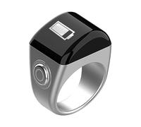 Compteur de prière - Compteur portable avec écran transparent, compteur de portable | Compteur de doigt de prière intelligent, rappel de temps de prière à 5 anneaux, comptage