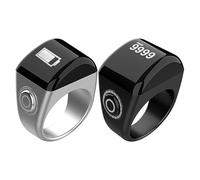 Compteur de prières ? Anneau d'affichage LED, des Doigts de récitation | Compteur électronique Zikkr basé sur Le Temps, Alternative aux Perles numériques islamiques, Outil de Rappel d'adoration