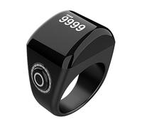 Compteur de prières numériques - Smart Finger Clicker, Electronic Tally Tracker | Compteur Silencieux, 5 Fois Rappels Affichage LED Clair Compteur de Récitation Rechargeable Pour Adoration Pleine