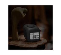 Compteur de Prières Portable à 9 Canaux avec Fonction de Verrouillage, Anneau de Doigt, Compteur de Prières, Clicker, Noir