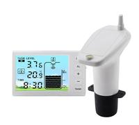Compteur de profondeur de liquide à ultrasons, capteur d'eau, capteurs de liquide pratiques | Compteur de profondeur de liquide avec affichage de la température