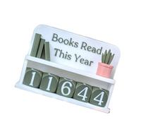 Compteur de progrès pratique pour la lecture, décoration avec matériaux ABS et compteur de progrès de lecture manuelle sans effort