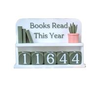 Compteur de progrès pratique pour la lecture, décoration avec matériaux ABS et compteur de progrès de lecture manuelle sans effort