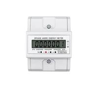Compteur de puissance à affichage numérique LCD AC230V 100A, compteur d'énergie intelligent, compteur électrique triphasé Kwh, ammètre(DTS024)