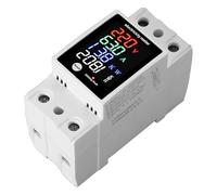 Compteur de puissance Affichage numérique Courant électrique Écran LED haute luminosité 35 mm Montage ignifuge Industriel Numérique KWh Wattmètre