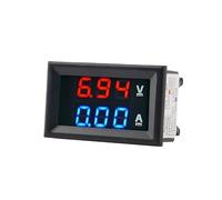 Compteur de puissance, ampères de tension, voltmètre, ampèremètre avec ligne de connexion, 3 chiffres DC 100V 10A, accessoires numériques