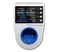 Compteur de puissance, KWH, prise de consommation d'électricité | Prise de moniteurTesteur de puissance for appareils ménagers, US, EU, UK, PR10(PR10-F Uk plug)