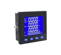 Compteur de puissance multifonction LCD triphasé, avec RS485 classe 0.5 VAW VA HZ VAR KWH