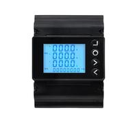 Compteur de puissance numérique RS485 for rail DIN, consommation de courant triphasé, rail DIN HD W Var Hz VA 220 V(With 150A CT)