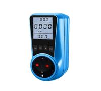 Compteur de puissance numérique, wattmètre, prise de puissance | Consommation électrique Kwh, prise EU US, analyseur d'énergie, testeur de tension actuelle(FR Plug Backlight)