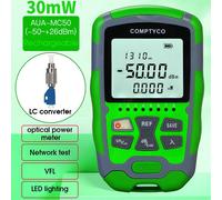 Compteur de puissance optique AUA-MC70/50 4 en 1 testeur de câble réseau fibre multifonction localisateur de défaut visuel 10/15/30/50MW - Type MC50 30MW with LC