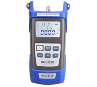 Compteur de puissance optique pour tests de télécommunications et de données avec plage de longueurs d'onde de 850 nm à 1625 nm et adaptateurs FC interchangeables (-70 + 10 dbm)